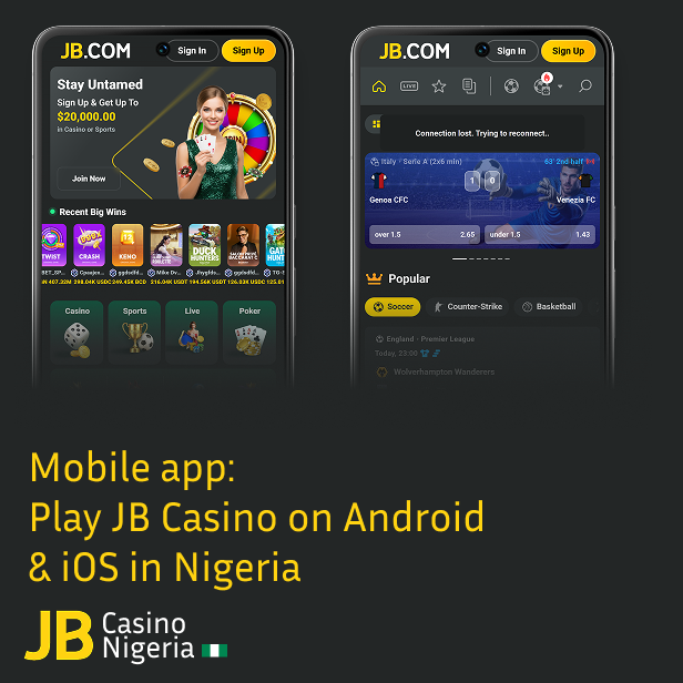 Experience Excitement JB Casino for Players in Nigeria